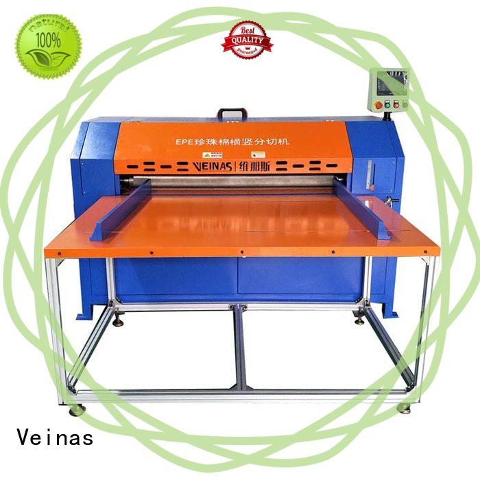 Veinas hispeed epe foam sheet cutting machine working video energy saving for foam