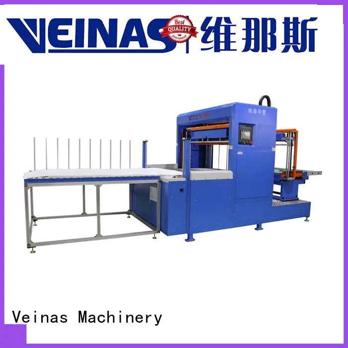 Veinas manual epe foam sheet cutting machine working video energy saving for foam