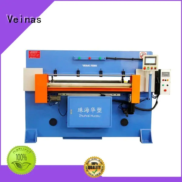 Veinas fourcolumn hydraulic sheet cutting machine energy saving for bag factory