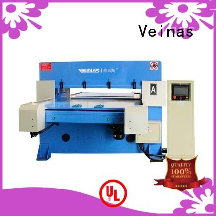 Veinas feeding hydraulic cutting machine simple operation for shoes factory