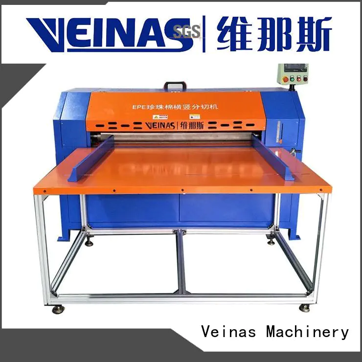 Veinas length foam cutting machine manufacturers high speed for workshop