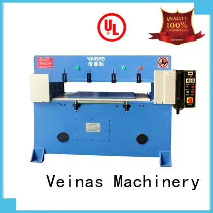 Veinas doubleside hydraulic angle cutting machine manufacturer for shoes factory