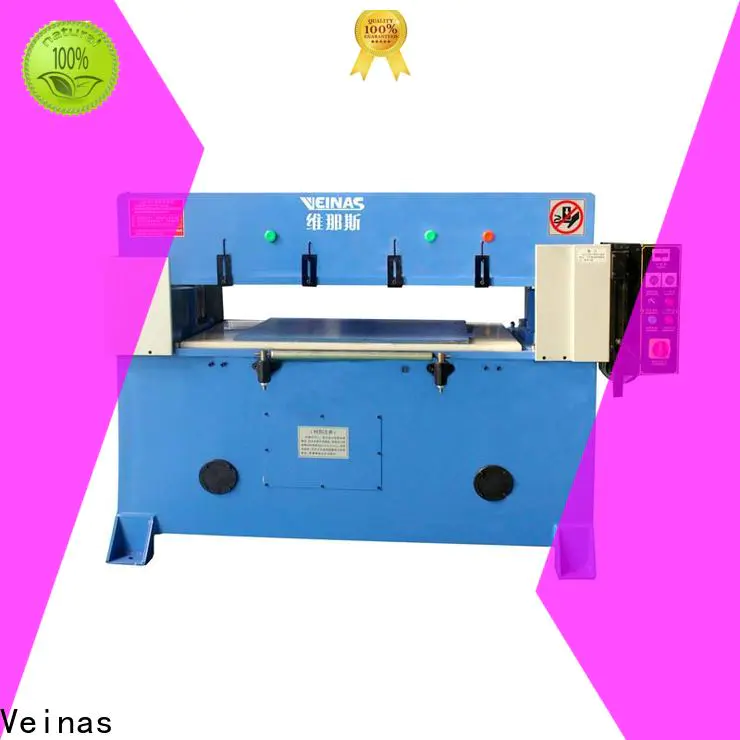 Veinas fourcolumn hydraulic angle cutting machine energy saving for bag factory