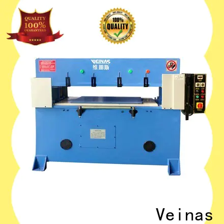 Veinas automatic hydraulic sheet cutting machine promotion for bag factory