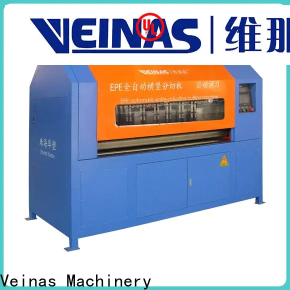 Veinas safe epe foam sheet cutting machine for sale for factory