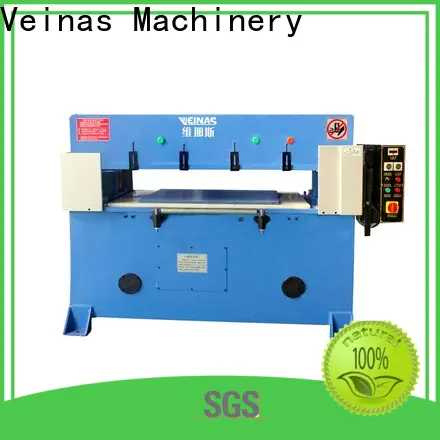 Veinas adjustable hydraulic die cutting machine manufacturer for bag factory
