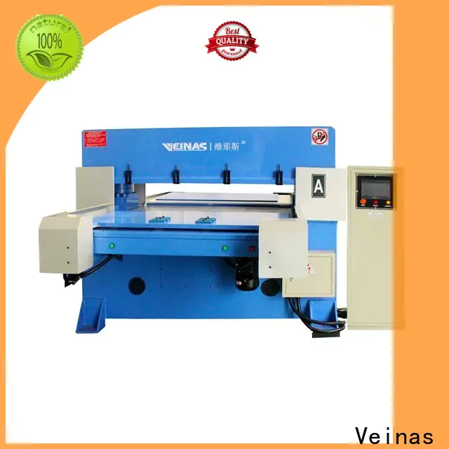 Veinas high efficiency hydraulic die cutting machine promotion for bag factory