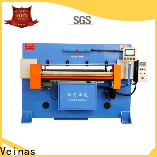 Veinas fourcolumn hydraulic die cutting machine simple operation for bag factory