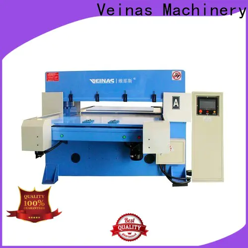 Veinas durable hydraulic cutting machine energy saving for bag factory