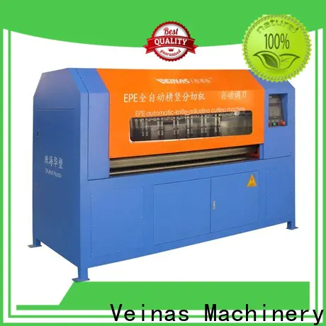 Veinas flexible epe foam sheet cutting machine working video for sale for factory