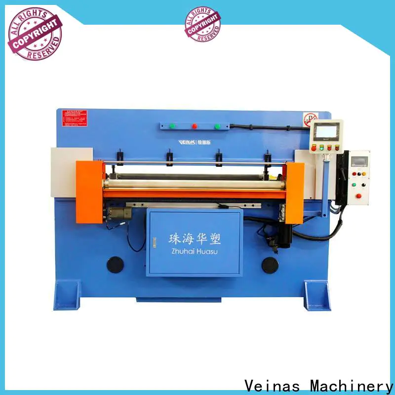 Veinas fourcolumn hydraulic cutter price manufacturer for bag factory