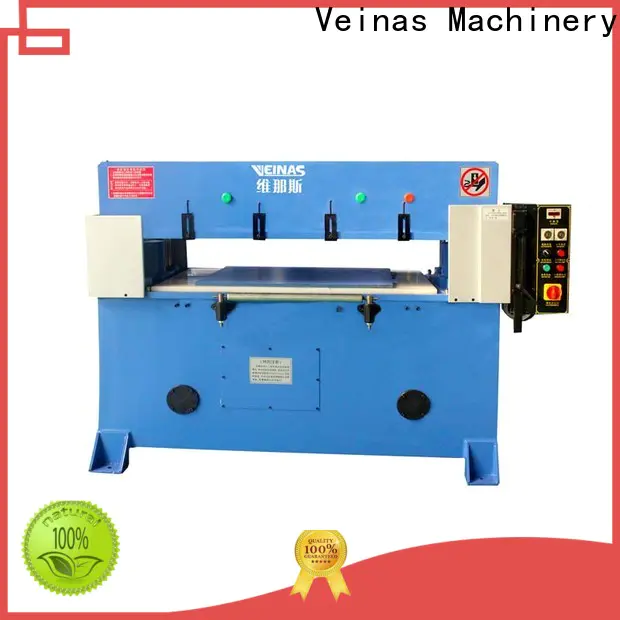 Veinas autobalance hydraulic cutting machine factory for bag factory